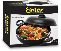 Frigideira Wok Long Life Antiaderente Eiriflon com Tampa 28cm - Eirilar