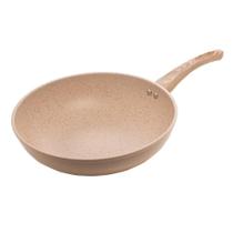 Frigideira Wok Lyor Alumínio Cerâmica Granilite Bege 28cm Frigideira Wok Lyor Alumínio Cerâmica Granilite Bege 28cm