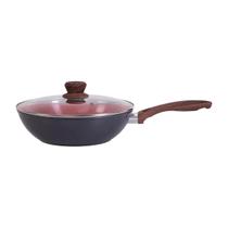 Frigideira Wok Nanocerâmica Antiaderente com Tampa 28cm 3,5L Frigideira Wok Nanocerâmica Antiaderente com Tampa 28cm 3,5L