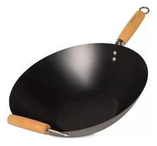 Frigideira wok oriental 34cm 7 litros oster em aco carbono antiaderente brayden preto Frigideira wok oriental 34cm 7 litros oster em aco carbono antiaderente brayden preto