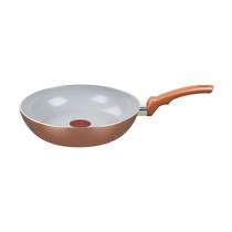 Frigideira Wok Rochedo Rose Gold Antiaderente 24 cm Indução Ceramico Frigideira Wok Rochedo Rose Gold Antiaderente 24 cm Indução Ceramico