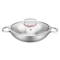 Frigideira Wok Supreme Total Inox N 30 Corpo Triplo 4,1 Litros GP698 - GP Inox Frigideira Wok Supreme Total Inox N 30 Corpo Triplo 4,1 Litros GP698 - GP Inox
