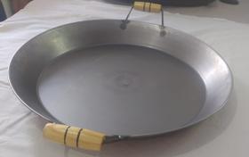 Frigideira Wok Tacho Paella 60 Cm Reforçada Aço Carbono