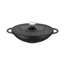 Frigideira Wok Tramontina Trento 20806032 Ferro Fundido Preto