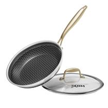 Frigideira XBM 20 cm Antiaderente em Aço Inoxidável com Tampa Frigideira XBM 20 cm Antiaderente em Aço Inoxidável com Tampa