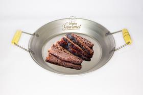 Frigideira Yakisoba Wok Panela Paeja Tipo Paella Tacho Aço Carbono 40cm Com Cabo De Madeira Frigideira Yakisoba Wok Panela Paeja Tipo Paella Tacho Aço Carbono 40cm Com Cabo De Madeira