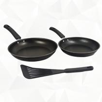 Frigideiras 2 Peças 20cm 22cm Antiaderente Francesa maçãSTORE Frigideiras 2 Peças 20cm 22cm Antiaderente Francesa maçãSTORE