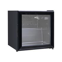 Frigobar Expositor Vertical HQ Vidro Duplo 50 Litros Preto HQ-50FBPV
