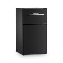 Frigobar Frestec 3,2 pés cúbicos com freezer de 2 portas, preto