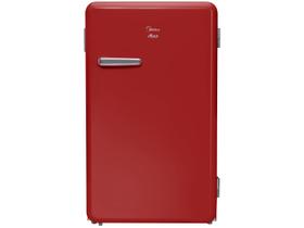 Frigobar Midea 93L Retrô Gela Rápido Prateleiras de Vidro 22 Frigobar Midea 93L Retrô Gela Rápido Prateleiras de Vidro 22