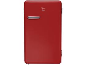 Frigobar Midea 95L Vermelho Retrô