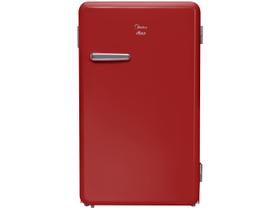 Frigobar Midea 95L Vermelho Retrô