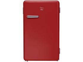 Frigobar Retrô Midea 95 Litros Vermelho Rubi 127v