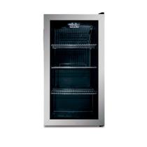Frigobar Suggar 88L Porta De Vidro 220V Inox- FB8812IX