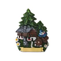 Frigorífico Magnet Mountain Cabin 3D Resin Swiss Alps Souvenir Frigorífico Magnet Mountain Cabin 3D Resin Swiss Alps Souvenir