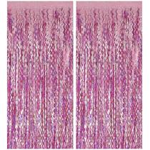 Fringe Backdrop Tinsel Foil Fringe Cortinas para festas