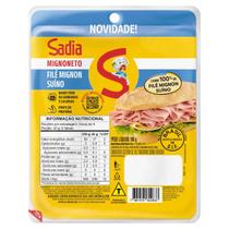 Frio de Filé Mignon Cozido Fatiado Resfriado 180 g CX C 16 Frio de Filé Mignon Cozido Fatiado Resfriado 180 g CX C 16