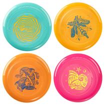 Frisbee Go Flying Disc Wham-O 23 cm, leve, 70 g, pacote com 4