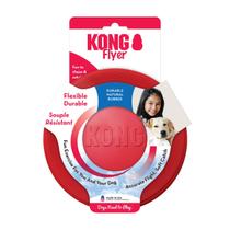 Frisbee KONG Classic Flyer Pequeno - Brinquedo de Borracha para Cães