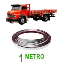 Friso adesivo cromado carro caminhão adaptação 12mm (metro) Friso adesivo cromado carro caminhão adaptação 12mm (metro)