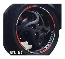 Friso Adesivo Interno Roda Moto Honda Cb 1000 R