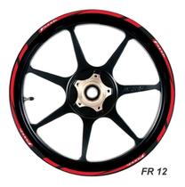 Friso Adesivo Refletivo De Roda Moto Fazer Vermelho Resitank Friso Adesivo Refletivo De Roda Moto Fazer Vermelho Resitank