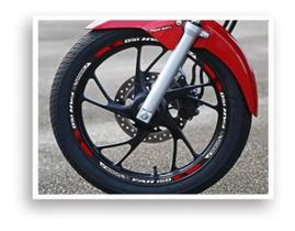 Friso Adesivo Refletivo Moto Honda Fan 150