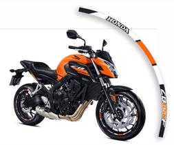 Friso Adesivo Refletivo Roda De Moto Honda Cb 650f Laranja Friso Adesivo Refletivo Roda De Moto Honda Cb 650f Laranja