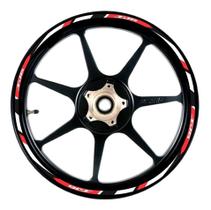 Friso Adesivo Refletivo Roda De Moto Xj6 Vermelho Resitank FR64 Friso Adesivo Refletivo Roda De Moto Xj6 Vermelho Resitank FR64