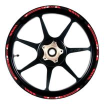 Friso Adesivo Refletivo Roda Moto Cb300r Vermelha Resitank