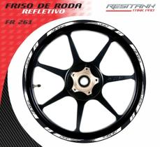 Friso Adesivo Refletivo Roda Moto Honda Biz 125cc Resitank Friso Adesivo Refletivo Roda Moto Honda Biz 125cc Resitank