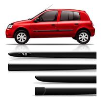 Friso Borrachão Lateral Clio 2000 Em Diante 4 Portas 1.0