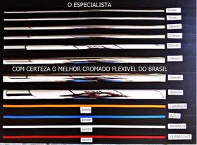 Friso Cromado Universal Filete Flexivel Rolo 5mm X 20 Metros Friso Cromado Universal Filete Flexivel Rolo 5mm X 20 Metros