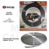 Friso Cromado Universal Flexível 10Mm 10 Metros Pa10900