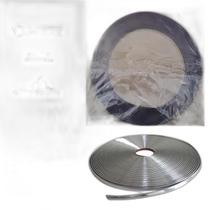 Friso Cromado Universal Flexível 12Mm 20 Metros Pa250