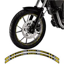 Friso De Roda Adesivo Refletivo Bmw 650 Gs Amarelo E Preto