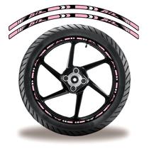 Friso De Roda Adesivo Refletivo Honda Biz Rosa