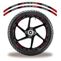 Friso De Roda Adesivo Refletivo Suzuki Gsx-R 1000 Vermelho E Cinza Friso De Roda Adesivo Refletivo Suzuki Gsx-R 1000 Vermelho E Cinza