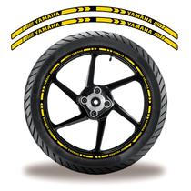 Friso De Roda Adesivo Refletivo Yamaha Amarelo E Preto Friso De Roda Adesivo Refletivo Yamaha Amarelo E Preto