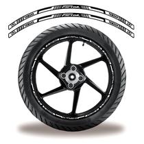 Friso De Roda Adesivo Refletivo Yamaha Factor Preto E Branco Cinza Friso De Roda Adesivo Refletivo Yamaha Factor Preto E Branco Cinza