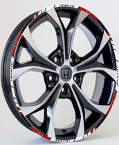 Friso De Roda Refletivo Adesivo Carro Honda Civic Lx Aro 20
