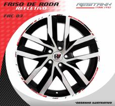 Friso De Roda Refletivo Para Jetta R-line Aro 17' Resitank