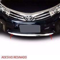 Friso Dianteiro Para-choque Corolla 15/17 Resinado Cromado