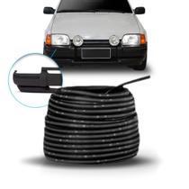 Friso Do Parachoque 50 Metros Escort 1987 A 1992 Preto Friso Do Parachoque 50 Metros Escort 1987 A 1992 Preto