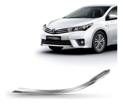 Friso farol corolla 2015 2016 2017 cromado lado esquerdo