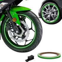 Friso fita roda refletivo moto esportivo com aplicador