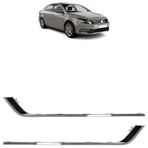 Friso Grade Farol Milha Passat 2011 2012 2013 2014 2015 Cromado Acabamento Liso