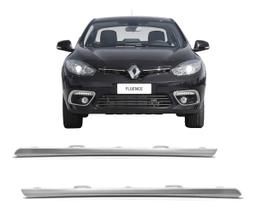 Friso Grade Radiador Frontal Renault Fluence 2014 15 16 17 18 Par 2 peças