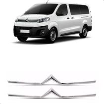 Friso Grade Radiador Jumpy 2018 a 2024 Cromado Duas Peças