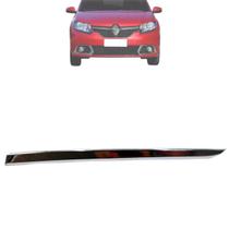 Friso Grade Renault Logan Sandero 2014 15 16 17 18 2019 Cromado Friso Grade Renault Logan Sandero 2014 15 16 17 18 2019 Cromado